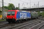 SBB Cargo 482 044-5 und SRI 151 124-5 am 07.05.2014 in Hamburg Harburg.