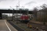 211 054-2 ELV - Eisenbahn Logistik Vienenburg Rainer Mühlberg fuhr solo durch Hamburg-Harburg. 21.03.2015