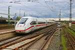 DB Fernverkehr ICE4 Tz 9486 (8412 066) in Hanau Hbf am 29.04.23 vom Bahnsteig aus fotografiert