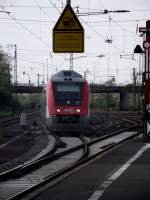 Ein VIAS/Odenwaldbahn Itino rckt in Hanau Hbf ein am 29.04.13