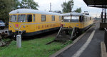 DB Netz 726 002-9 und 725 004 am 09.10.16 in Hanau Hbf