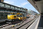 Albert Fischer Liebherr 922 Rail (D-AF 99 80 9904 426-0) am 11.07.2023 bei Bauarbeiten in Hannover Hbf.