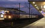 218 447 in Hannover HBF am 14.01.2012.