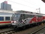 115 509-2 Werbelok  80 Jahre Auto im Zug  in Hannover Hbf am 12.04.2013