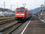 146 229 fhrt mit dem RE 4707 nach Konstanz aus Hausach aus.
