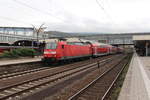 Am 25.10.2017 steht RB15354 nach Frankfurt im Hauptbahnhof Heidelberg.