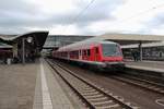 Am 25.10.2017 steht RE12077 nach Heilbronn im Hauptbahnhof Heidelberg.