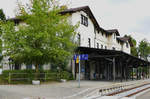 03. September 2016, der Bahnhof Hildburghausen, Gleisseite.