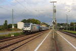 187 308-2 Railpool und 110 428-0 TRI in Hochstadt/ Marktzeuln am 01.09.2017.