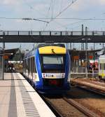 Nachschuß auf den VT 236  Wittelsbacher Land  und VT 216  Geltendorf  fahren am 25.06.2015 als BRB 86662 (Augsburg Hbf - Ingolstadt Nord) in Ingolstadt Hbf ein.