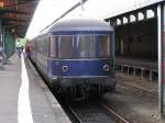 Der Kanzelwagen (Baujahr 1934), der im FD 79830/79831 eingereiht war. Sonderzug der Histroischen Eisenbahn Frankfurt e.V. am 23.06.2007 in Kassel Hbf.