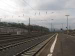 Das Gleisvorfeld in Kassel Hbf; 04.04.2012