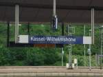 Der Bahnhof Kassel-Wilhelmshhe. Aufgenommen am 13.06.07