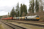 DB Cargo 247 055 mit EK 56193  Mühldorf (Oberbayern) - Kastl ZAS Burgkirchen // Kastl (Oberbayern) // 1.