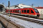 648 839-8  Lensahn  steht am 3.3.2018 als RB76 (RB11977) nach Kiel-Oppendorf im Kieler Hauptbahnhof bereit.