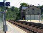 Bahnhof Klingenberg-Colmnitz, Richtung Dresden am 4. 8. 10