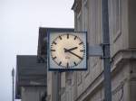 14:20 im Bahnhof Klingenthal.