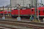 Besandungsanlage im Abstellbahnhof des Koblenzer Hbf mit 143ziger Dekoration. 4.11.2012