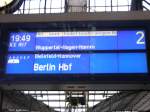 ICE von Kln HBF fhrt nur bis Berlin HBF wegen einer Baustelle