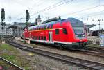 Steuerwagen Dosto RB27 nach Koblenz bei der Ausfahrt Kln-Hbf - 18.10.2012