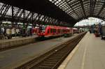 620 513 als Dienstfahrt durch den Kölner Hbf auf Gleis 6 am 30.10.2014