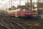 143 568 mit dem RB 27 (Koblenz Hbf - Köln Hbf) auf dem Weg ins Bahnbetriebswerk.