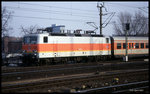 143582 S-Bahn erreicht hier am 21.2.1998 um 11.12 Uhr den Hauptbahnhof Köln.