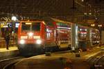 146 279 mit RE1 in Köln Hbf, am 10.12.2016.