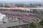 Die Abstellanlage von DB Regio in Köln Deutzerfeld (6.8.14).