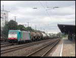 E 186 197 mit einem gemischten Gterzug in Kln West (14.07.2011)