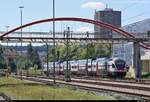 RABe 511 111 (Stadler DOSTO) SBB als IR 2117 (IR 75) von Zürich HB (CH) erreicht seinen Endbahnhof Konstanz auf Gleis 3.
[9.7.2018 | 12:56 Uhr]