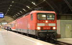 DB 143 148-5 mit dem RB nach Erfurt Hbf im Leipzig Hbf 17.06.2011