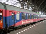 Der Ersatzzug nach Nrnberg bestand am 08.11.08 aus solchen BahntouristikExpress-Wagen.