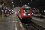 Dosto Stw in Leipzig Hbf, Schublok ist 143 650-0. 24.02.2013