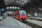 442 211-9 als RE10 (RE 18457) von Leipzig Hbf nach Cottbus im Leipziger Hbf. 04.04.2013