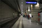 Nicht so luftig -     wie die anderen neuen Stationen in Leipzig zeigt sich die Station unter dem Hauptbahnhof.