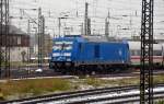 285 102 der Press wartet am 28.11.15 auf neue Aufgaben im Vorfeld des Leipziger Hbf. Sie ist eine der Abschlepploks welche für liegengebliebene ICE in Leipzig stationiert sind.