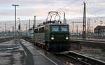 Am Morgen des 04.02.17 rangiert 242 001 der MTEG in Leipzig; die Rangierfreigabe wurde bereits erteilt.