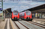 LINKS: 442 310 als RE 4840 auf der Fahrt von Nürnberg Hbf nach Sonneberg (Thür) Hbf.