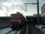 Hier 143346 mit ihrem Stadtexpress nach Frankfurt(Main) am 4.12.