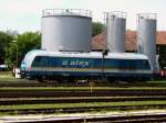 Br 223 003 stand im August 2008 am Tankrssel in Lindau Hbf, um in wenigen Minuten den Alex nach Mnchen Hbf zu bernehmen.