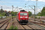 185 091-6 DB als Tfzf durchfährt den Bahnhof Ludwigsburg auf Gleis 4 Richtung Kornwestheim.