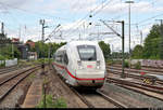 812 022-3 (Tz 9022) als umgeleiteter ICE 517 (Linie 42) von Dortmund Hbf nach Stuttgart Hbf durchfährt den Bahnhof Ludwigsburg auf Gleis 4.