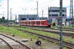 425 234-2 am Mittag des 24.05.14 beim Rangieren im Betriebswerk Ludwigshafen (Rhein). Aufgenommen wurde das Bild vom Hauptbahnhof aus.