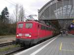 140 501-8 durchfhrt am 20.12.08 mit dem verspteten IKE 50257 von ALSK nach AHBIU den Lbecker Hbf auf Gl.