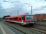 928 614 steht auf Gleis 3 am Lüneburger Bahnhof. Fotografiert von meinem Bruder Simon Rieß. 20.02.2014