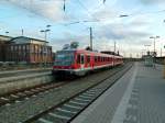 628 614 steht auf Gleis 3 am Lüneburger Bahnhof. Fotografiert von meinem Bruder Simon Rieß. 20.02.2014