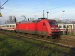 Das waren noch Zeiten: Wegen Bauarbeiten im Magdeburger Hbf, wurden die IC´s ber Magdeburg- Buckau gefahren.