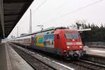 101 037-0 (Klagenfurt) mit IC 2440 von Leipzig nach Kln in Magdeburg Hbf. Fotografiert am 28.01.2012. 