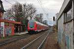 DB Regio Doppelstockwagen Zug mit einen Steuerwagen der 4.